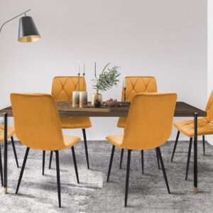 Krzesło PIADO żółte (zestaw nogi + śruby)