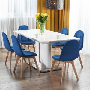 Krzesło granatowe (zestaw nogi + śruby) COLIN