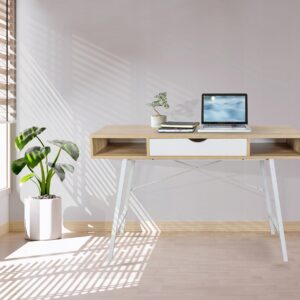 BIURKO ELEGANCKIE do gabinetu biura SZUFLADA NOWOCZESNE DUŻE komputerowe