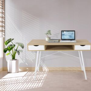 BIURKO ELEGANCKIE do gabinetu biura SZUFLADY NOWOCZESNE DUŻE komputerowe