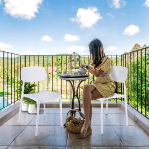 4 x Krzesło LARA białe