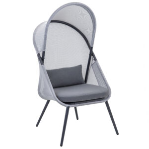 FOTEL OGRODOWY krzesło OGRODOWE na taras balkon mocne wygodne poducha