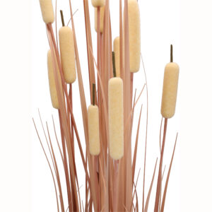 Roślina sztuczna Trawa w doniczce 125 cm wysokości różowa JAK ŻYWA ozdoba