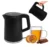 Czajnik elektryczny bezprzewodowy turystyczny 1500 W 1.2 l obrotowy czarny