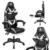 Fotel gamingowy dla gracza obrotowy krzesło biurowe podnóżek Kruger&Matz
