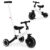 Rower trójkołowy biegowy 2w1 rączka do prowadzenia ECOTOYS