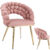 Krzesło różowe BELLA